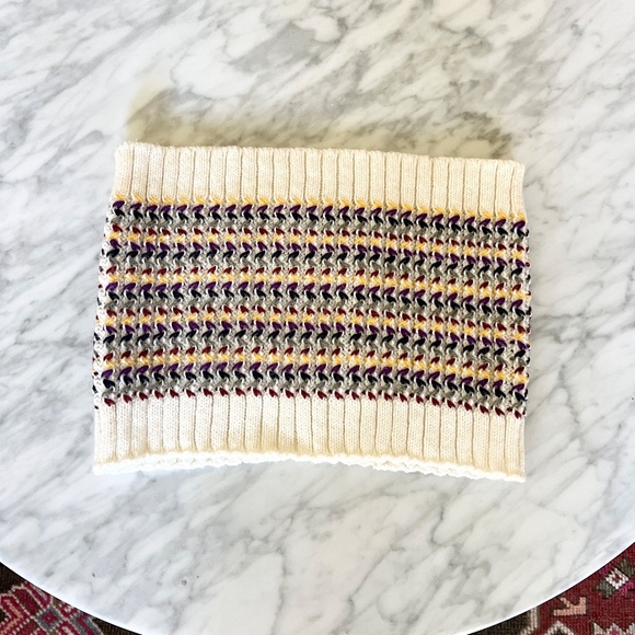 Saint James Multicolor Knit Snood | Neck Warmer - Wool Blend - Picture 2 of 4